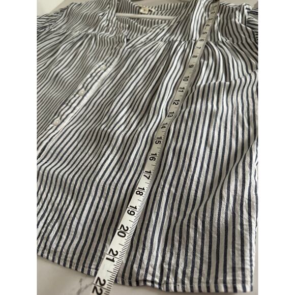 Ana Women's Blouse Button-Up Striped‎ Shirt Size Medium - Picture 4 of 6